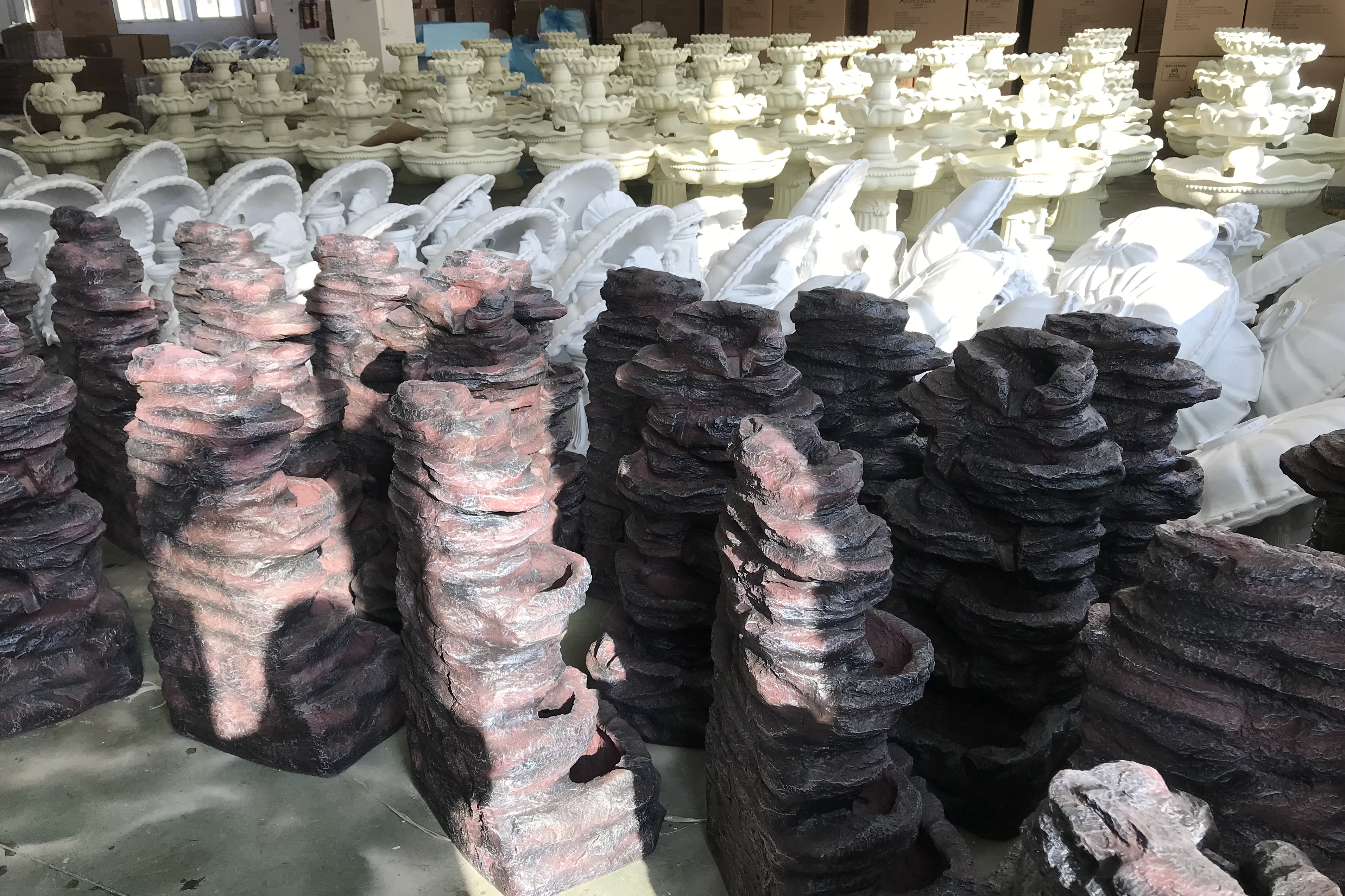 Cascading Fountains Mass Production Line