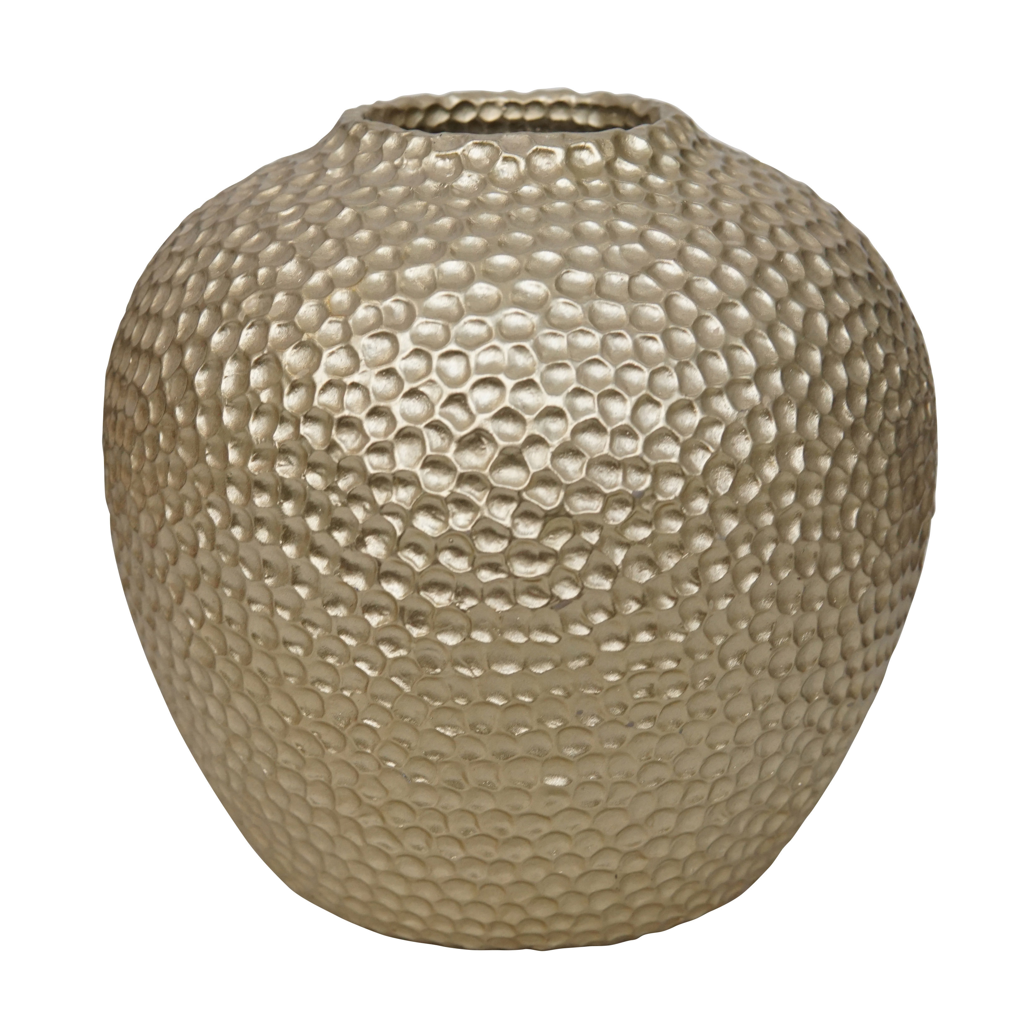 Golden Honeycomb Vase