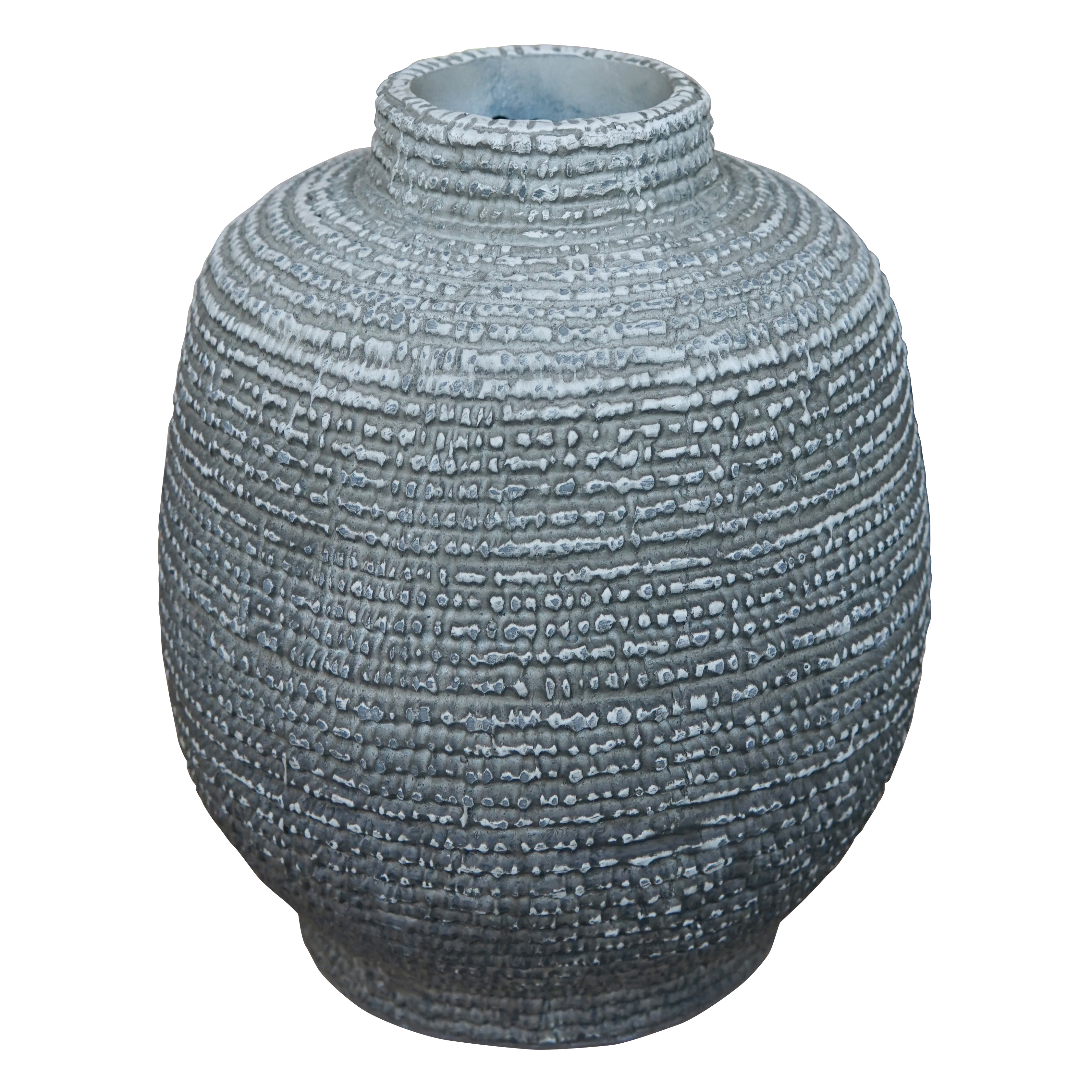 Textured Stoneware Planter